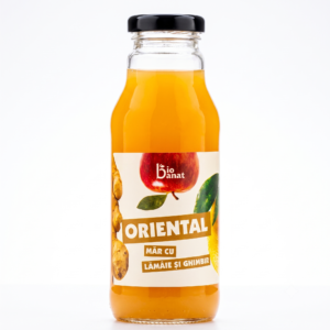 ORIENTAL 100% NATURAL-suc de mere cu lămaie și ghimbir 300ml COMANDA MINIMA 6bucati!