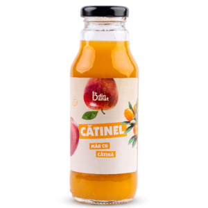 CĂTINEL %NATURAL -suc de mere cu cătină 300ml COMANDA MINIMA 6 bucati!